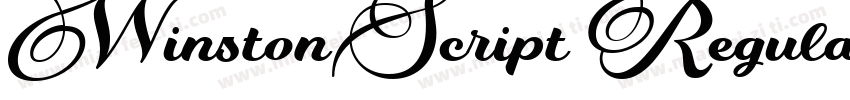 WinstonScript Regular字体转换